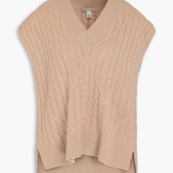 Autumn Cashmere Cabled Diamond Vest - Picture 7 of 9